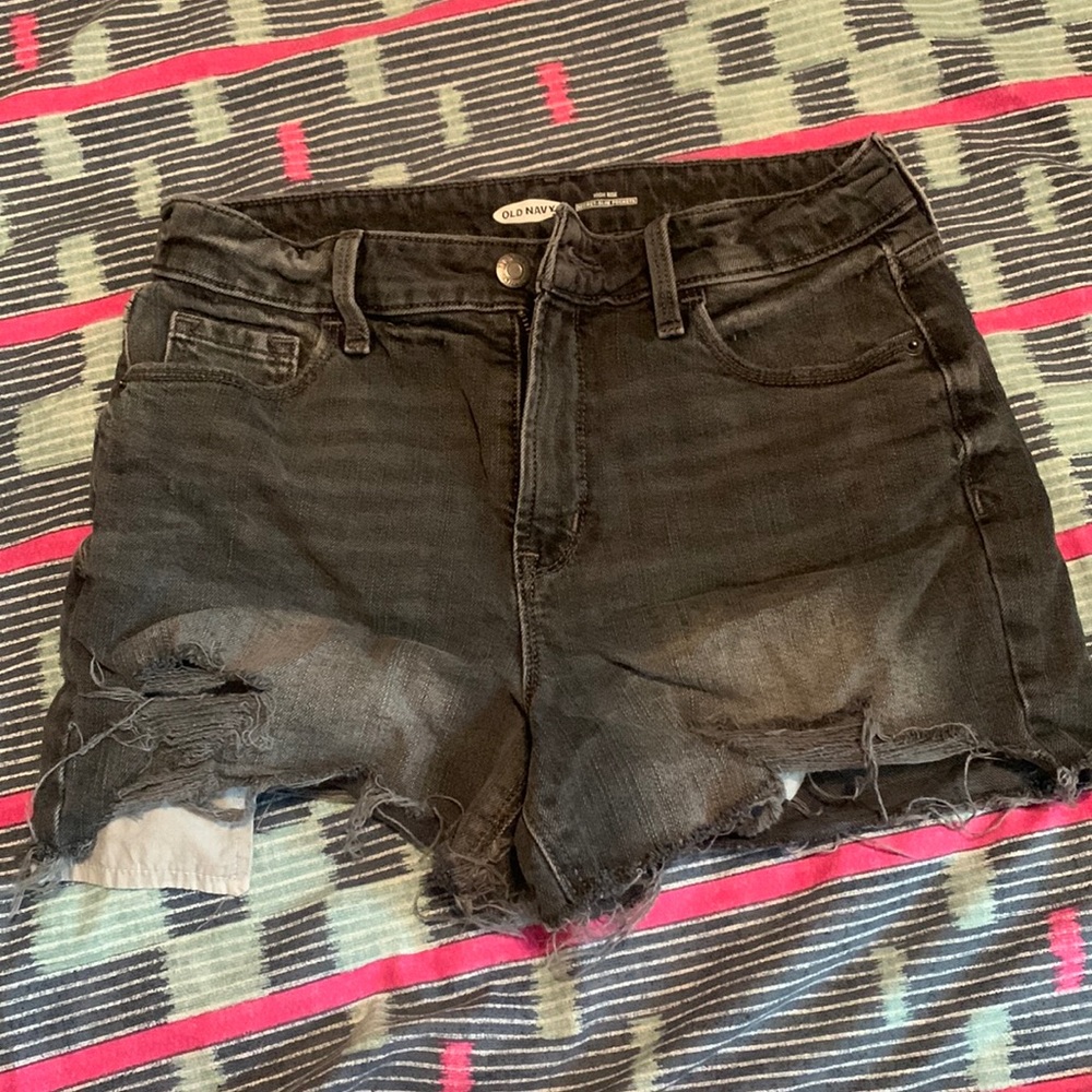Old Navy black jean shorts